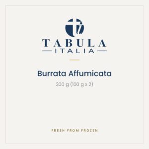 Prodotti Burrata affumicata Tabula Italia, surgelata Fresh from Frozen