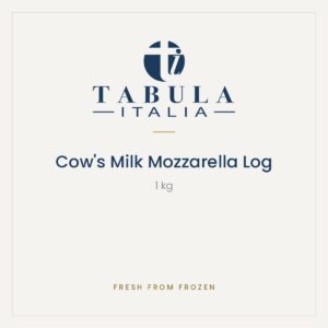 Products Cow's milk mozzarella log by Tabula Italia, IQF