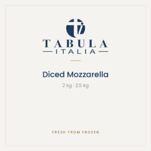Products Diced mozzarella by Tabula Italia, Fresh from Frozen