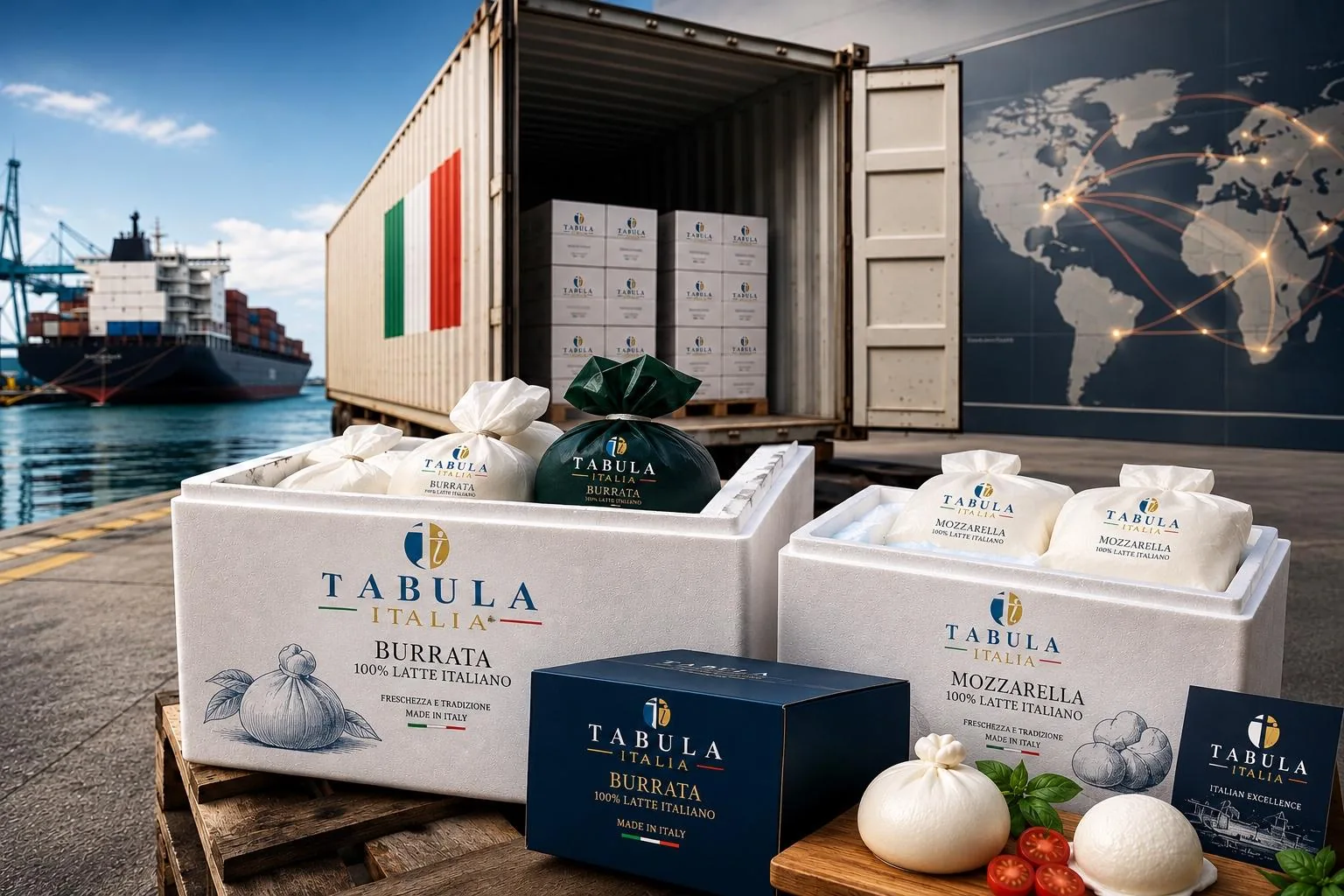 Logistica a temperatura controllata e consolidamento in container