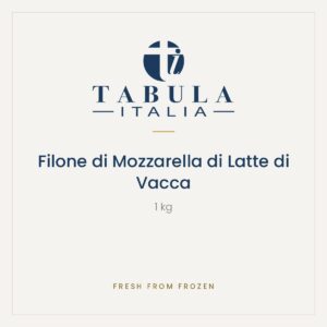 Prodotti Filone di mozzarella di latte di vacca Tabula Italia, surgelato IQF