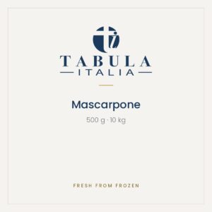 Prodotti Mascarpone Tabula Italia, surgelato IQF Fresh from Frozen