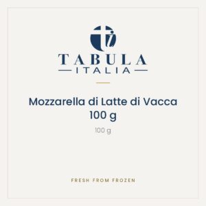 Prodotti Mozzarella di latte di vacca 100 g Tabula Italia, surgelata Fresh from Frozen