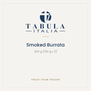 Products Smoked burrata by Tabula Italia, Fresh from Frozen